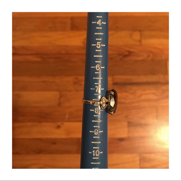 Vintage Faceted Hematite with Marcasite Silver Ring - Picture 3 of 4